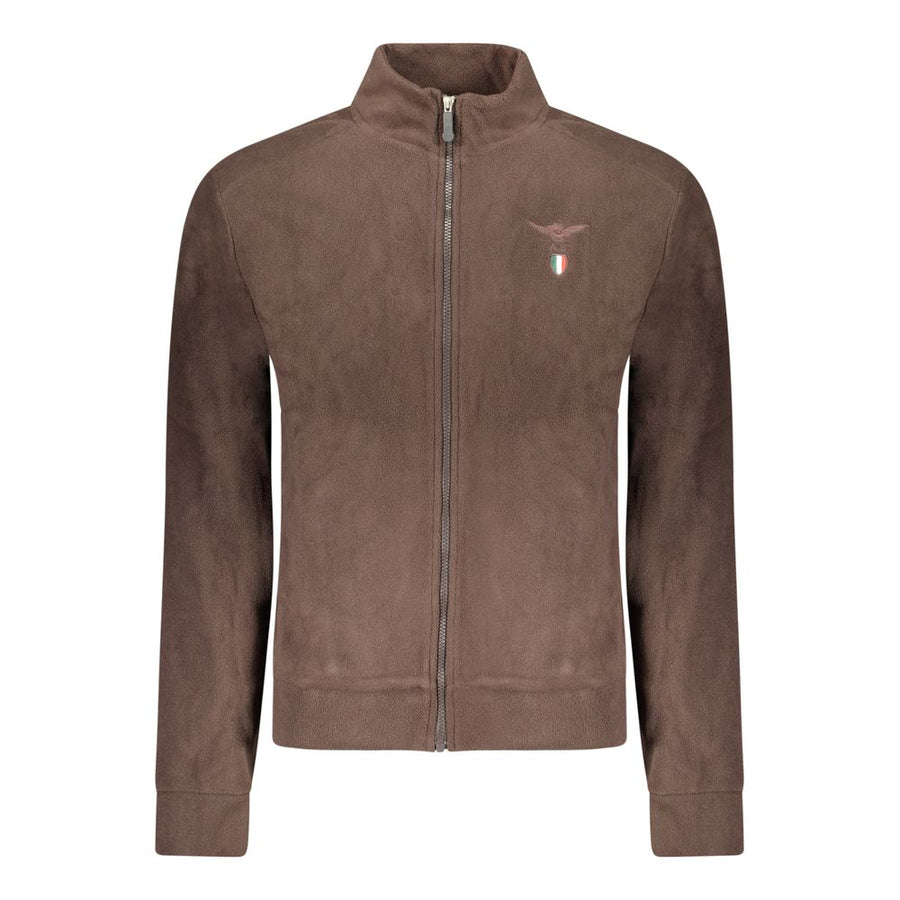 Brown Polyester Men's Sweatshirt