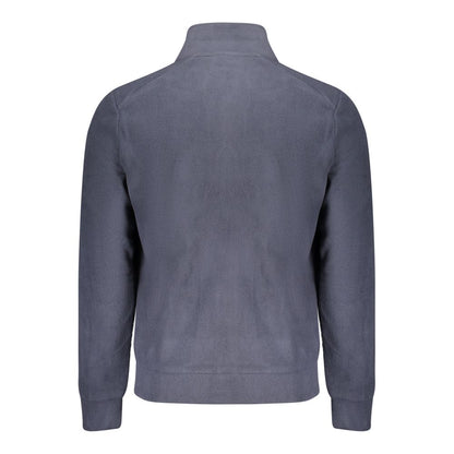 Blue Polyester Men's Sweatshirt