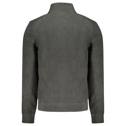 Black Polyester Mens Sweatshirt