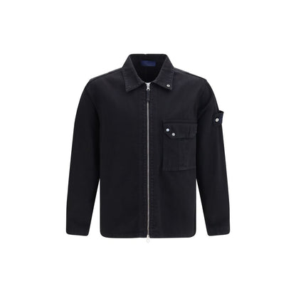 Black Cotton Denim Jacket