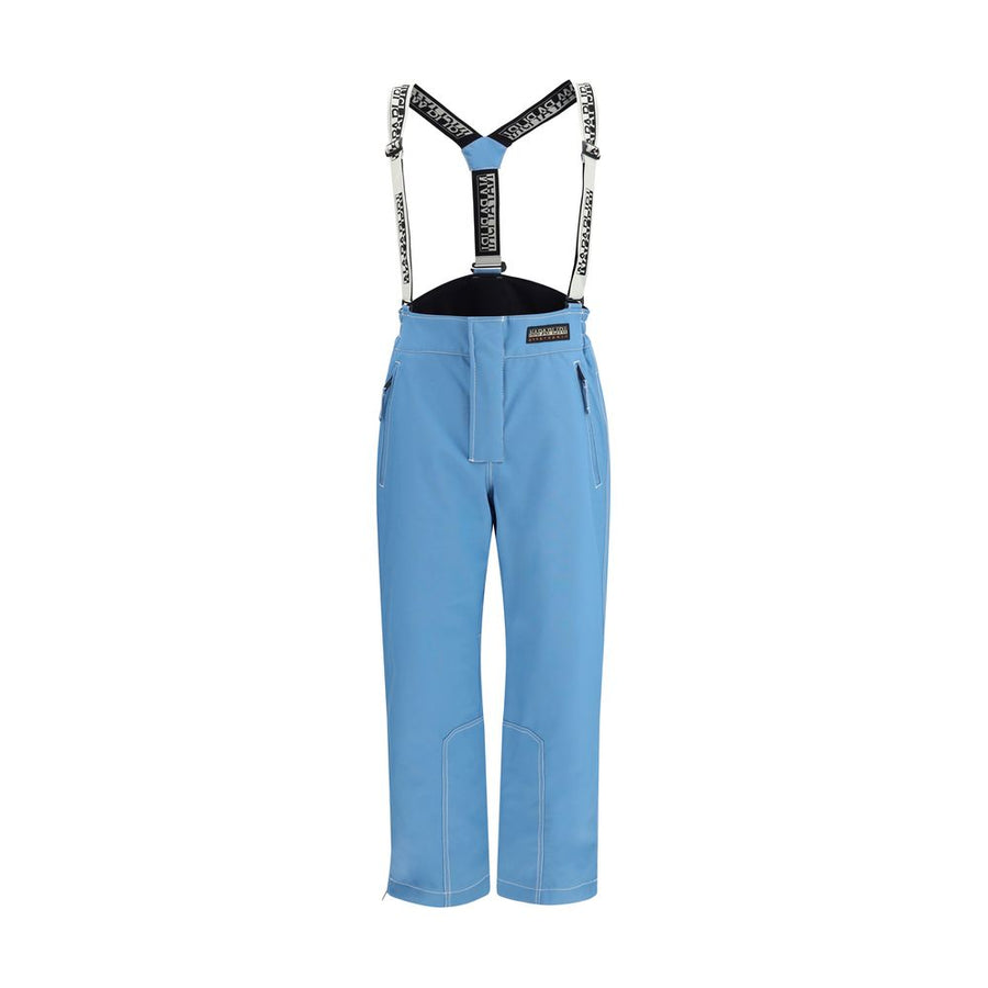 Blue Polyester Athletic Pants