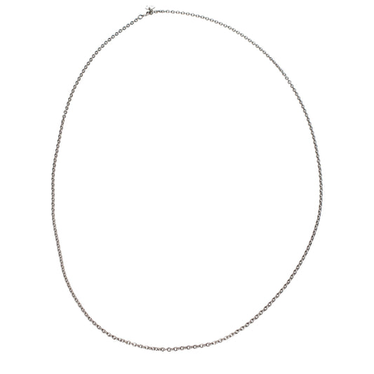 Gray Brass Necklace