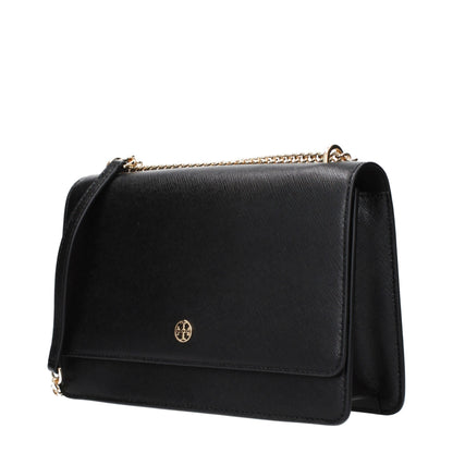 Black Leather Crossbody Bag
