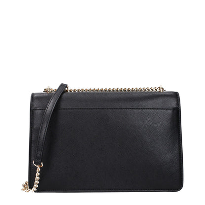 Black Leather Crossbody Bag