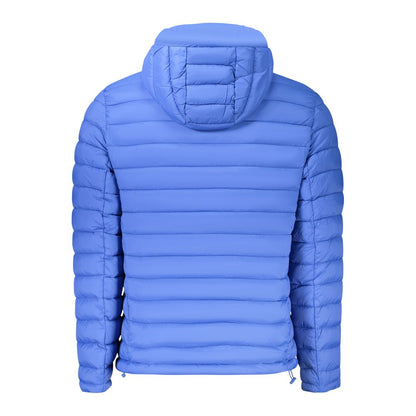 Blue Polyamide Men's Jacket