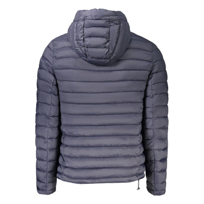 Blue Polyamide Men's Jacket