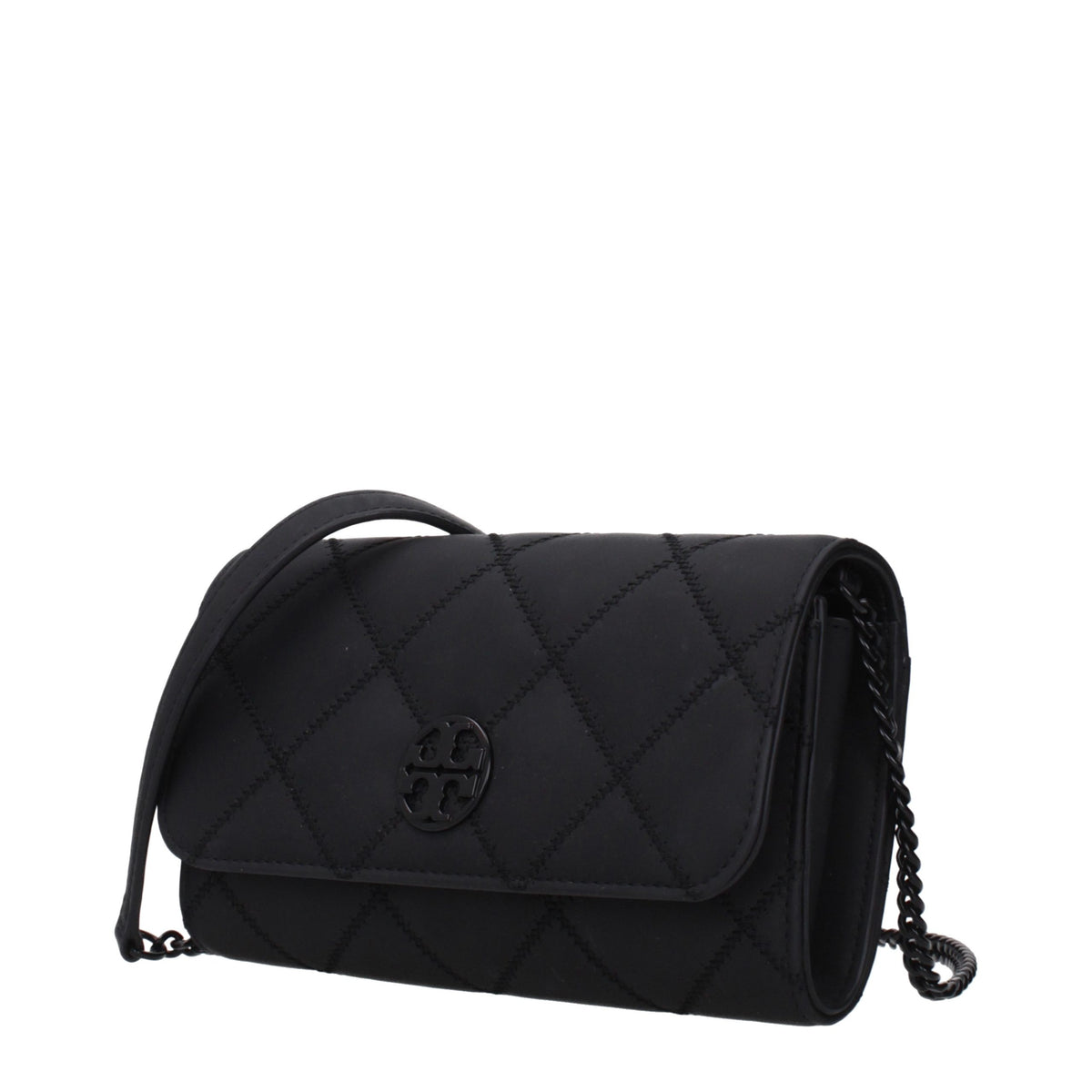 Black Leather Clutch Bag