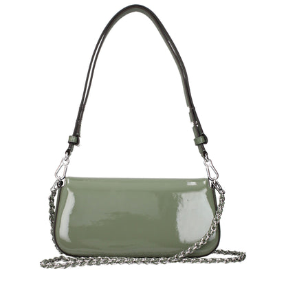 Green Leather Shoulder Bag
