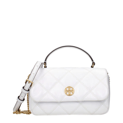 White Leather Handbag