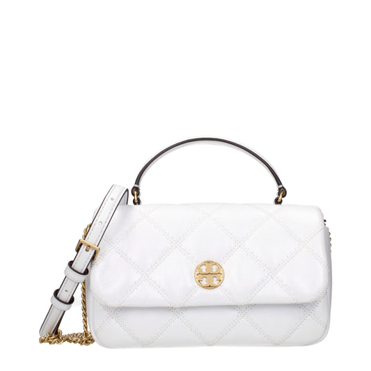 White Leather Handbag