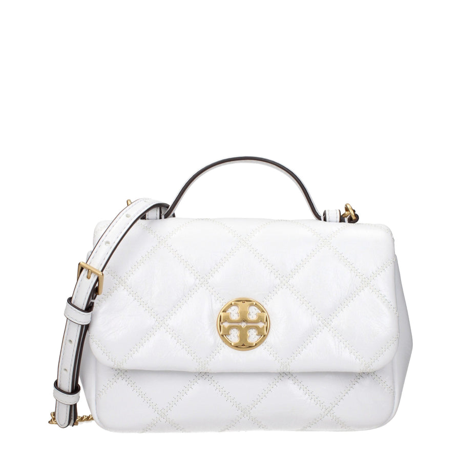 White Leather Handbag
