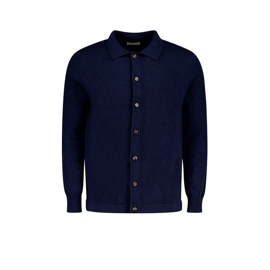 Blue Wool Cardigan