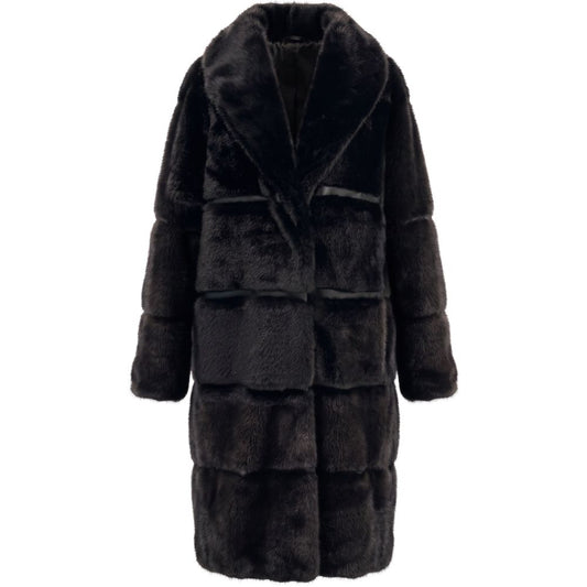 Black Polyester Women's Jacket