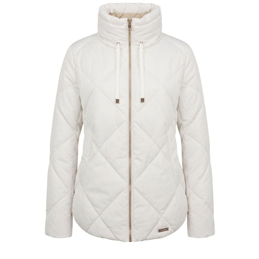 White Polyester Women Jacket