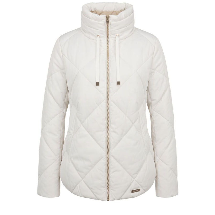 White Polyester Women Jacket