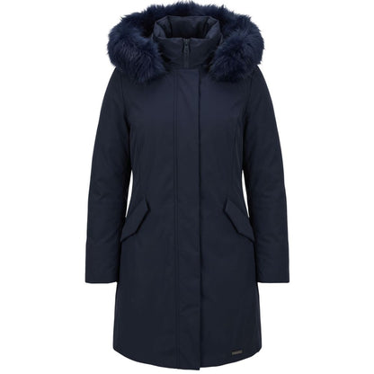 Blue Nylon Women Jacket
