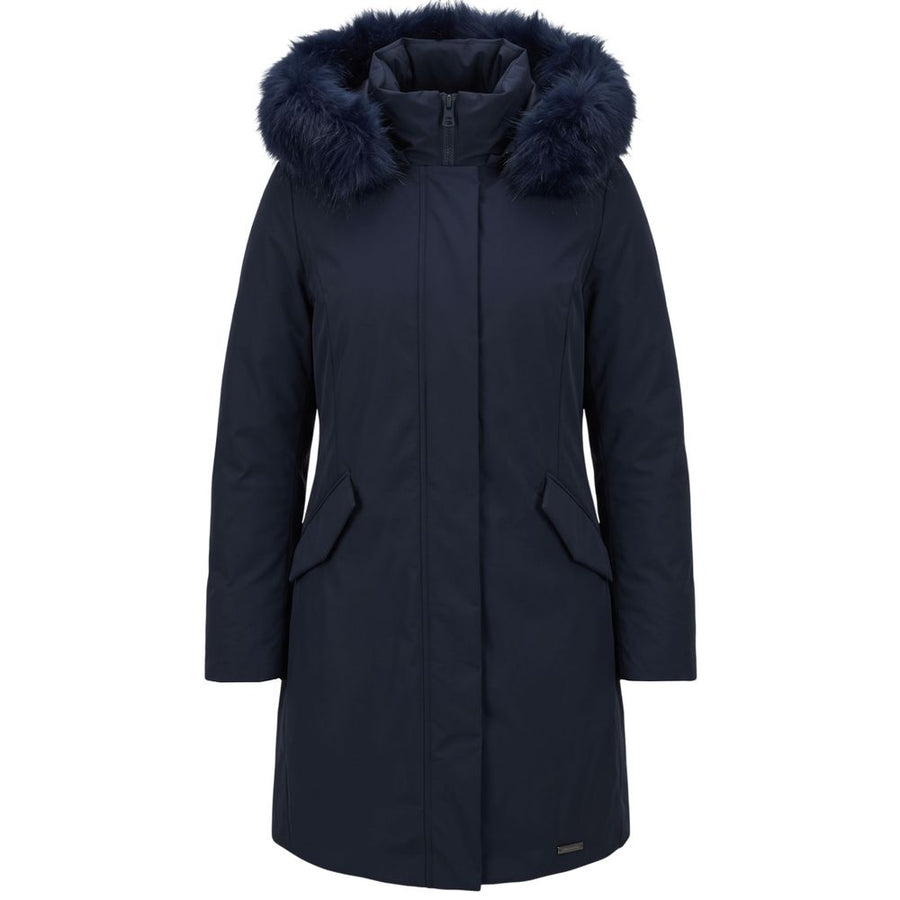 Blue Nylon Women Jacket