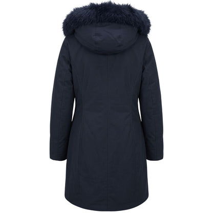 Blue Nylon Women Jacket
