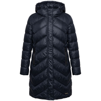 Blue Nylon Women Jacket
