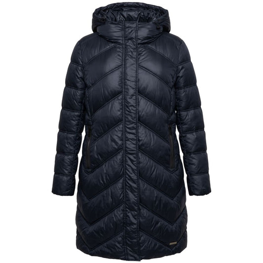 Blue Nylon Women Jacket