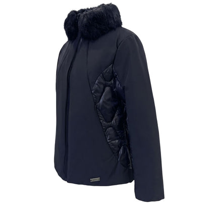 Blue Nylon Women Jacket