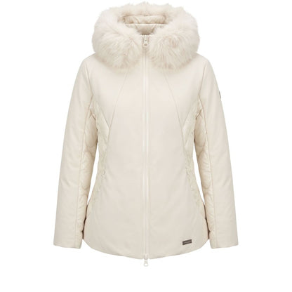White Nylon Women Jacket