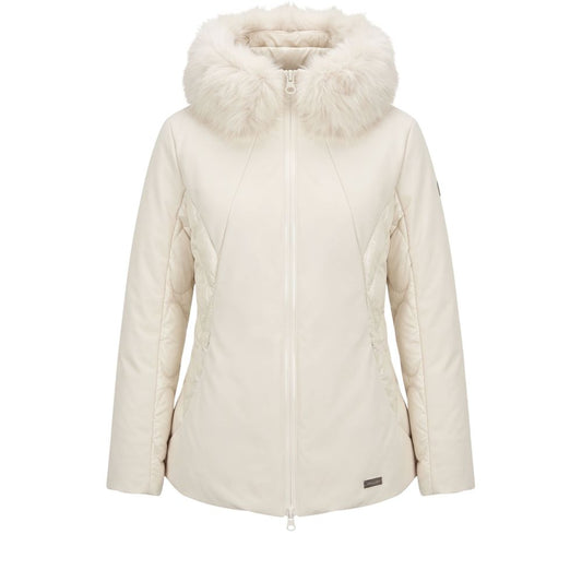 White Nylon Women Jacket