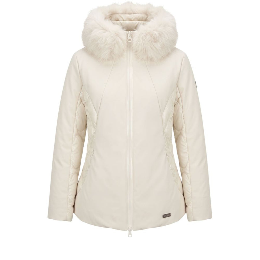 White Nylon Women Jacket