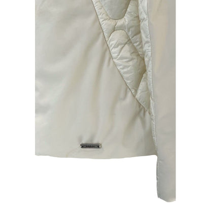 White Nylon Women Jacket