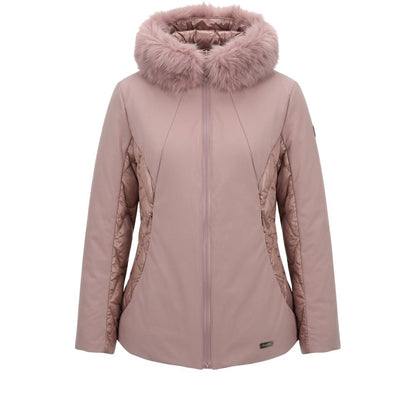 Pink Nylon Women Jacket