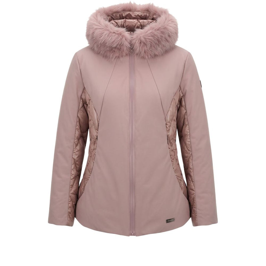 Pink Nylon Women Jacket