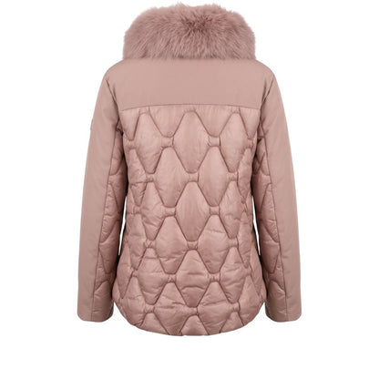 Pink Nylon Women Jacket
