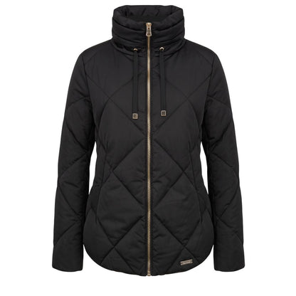 Black Polyester Women's Jacket