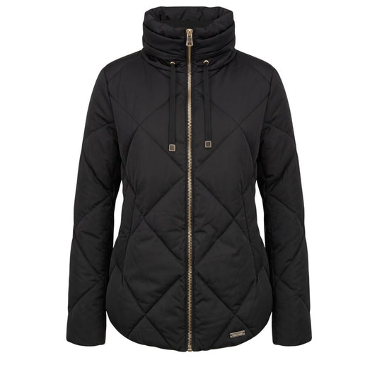 Black Polyester Women's Jacket