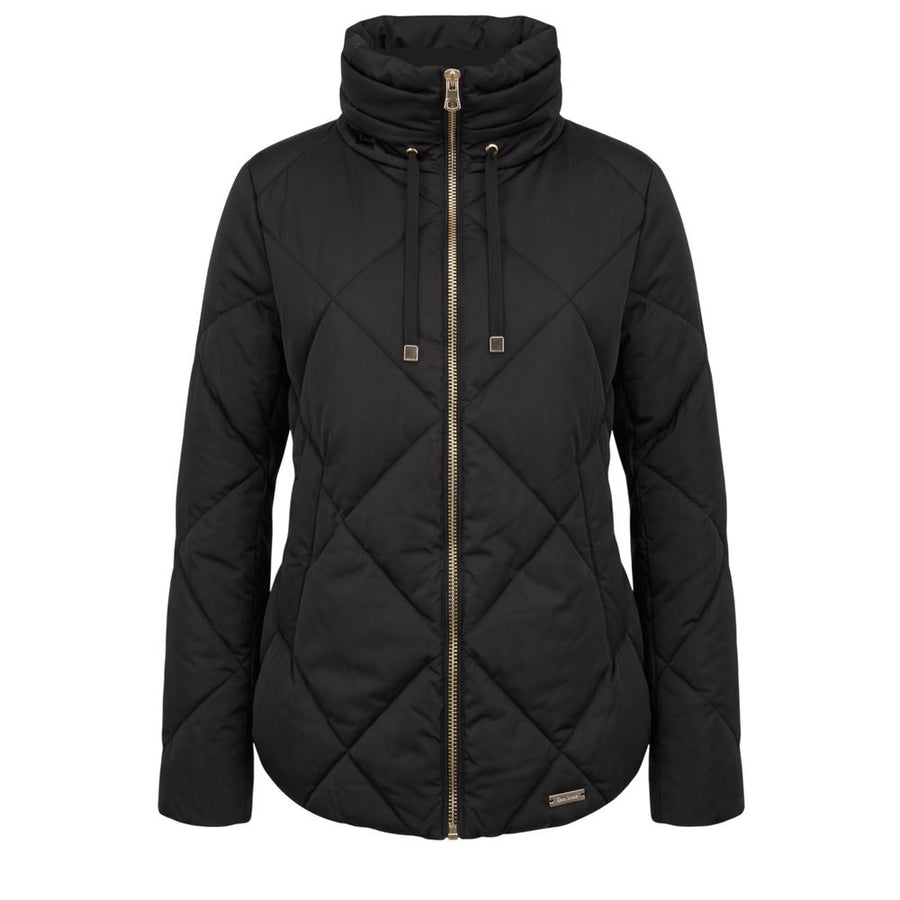 Black Polyester Women's Jacket