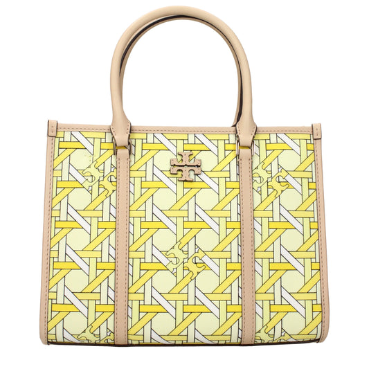 Yellow Fabric Handbag