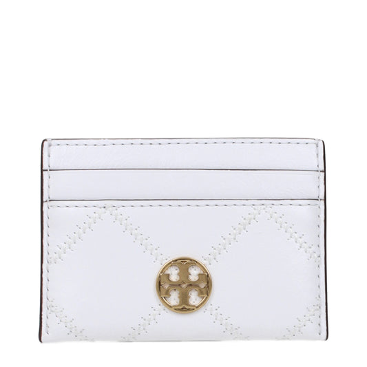 White Leather Cardholder