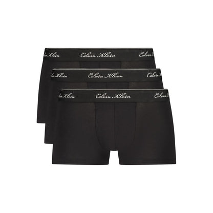 Black Cotton Men's Boxer