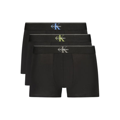 Black Cotton Men's Boxer