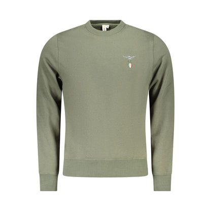 Green Cotton Menswear Sweatshirt