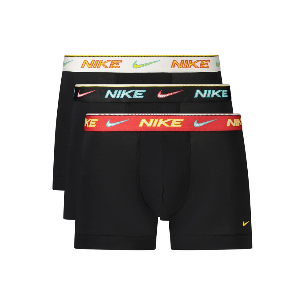 Black Cotton Men's Boxer