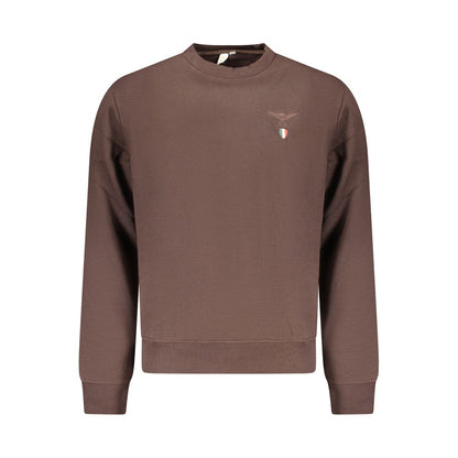 Brown Cotton Men's Sweatshirt
