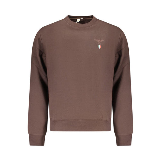 Brown Cotton Men's Sweatshirt