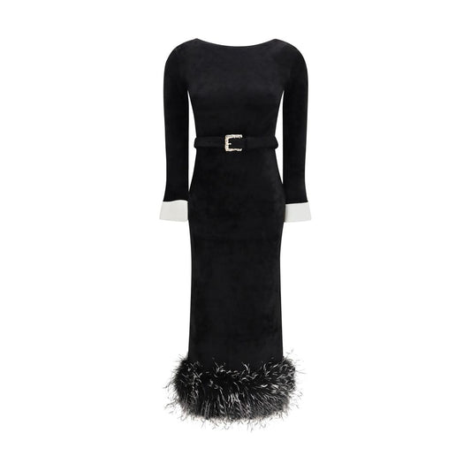 Black Viscose Cocktail Dress