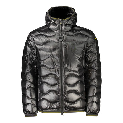 Black Polyamide Men's Jacket
