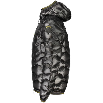 Black Polyamide Men's Jacket