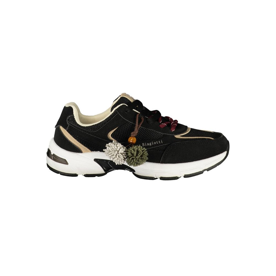 Nero Polyurethane Women's Sneaker