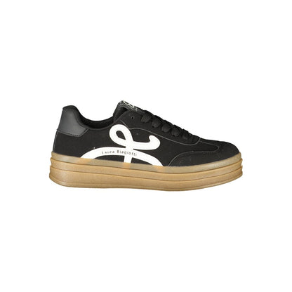 Nero Polyurethane Women's Sneaker