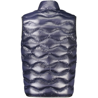 Blue Polyamide Men's Jacket