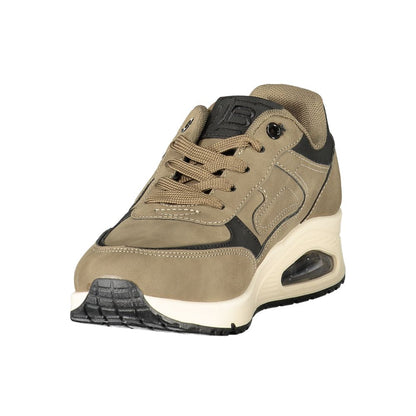 Gray Polyurethane Women's Sneaker
